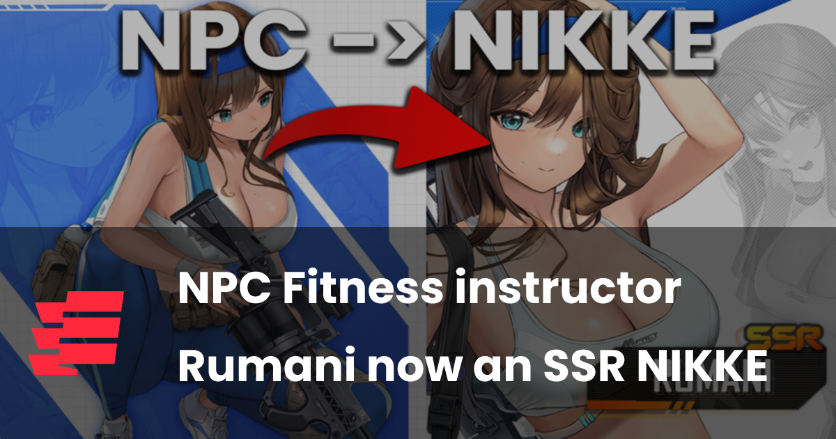 NPC Fitness instructor Rumani now an SSR NIKKE